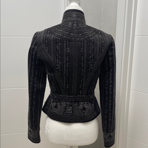 Black Embroidered Jacket - Picture 3 of 4